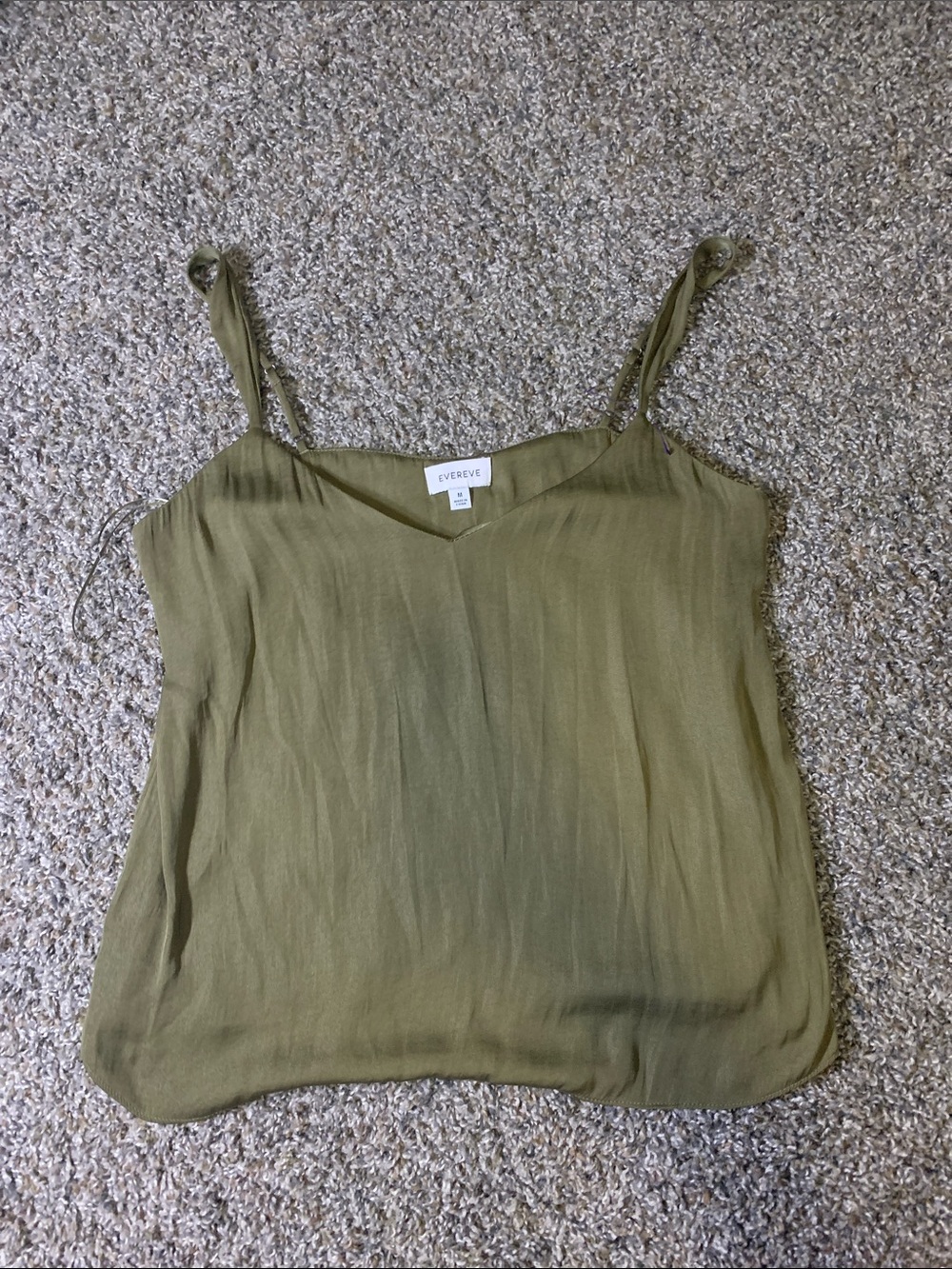 Evereve Olive Green Cami Top